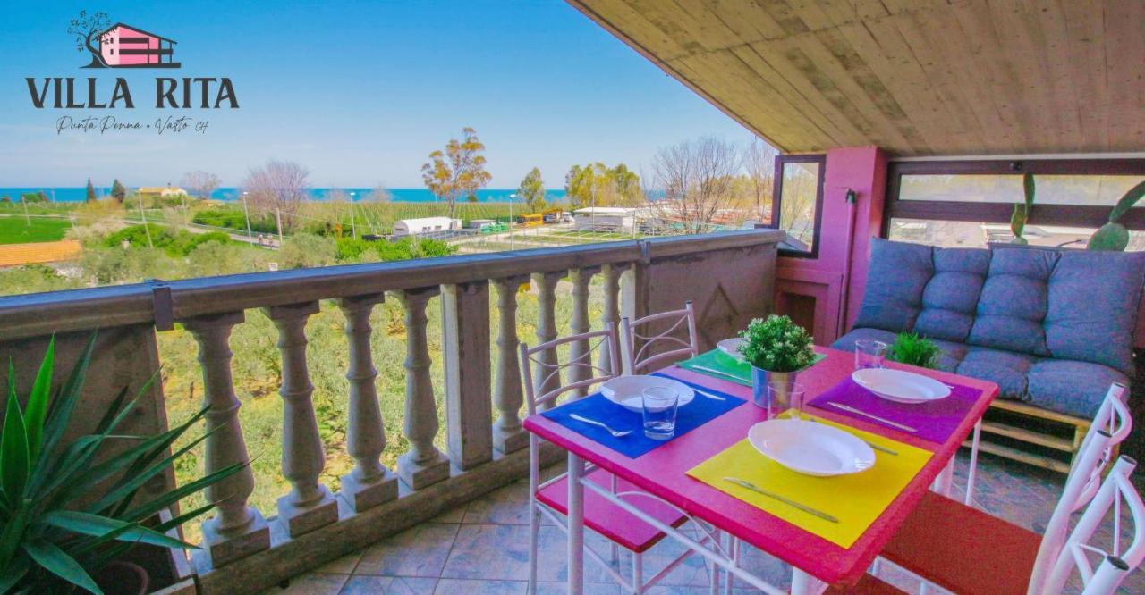 Villa Rita - Casa Vista Mare - Vasto Punta Penna Екстер'єр фото